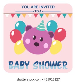 Baby shower design template