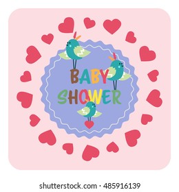 Baby shower design template
