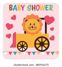 Baby shower design template