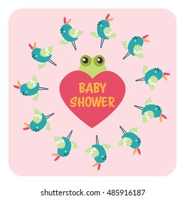 Baby shower design template