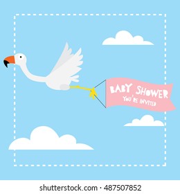 Baby shower design template