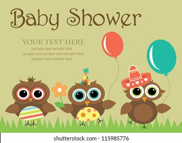 baby shower design. vector illustration