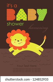 baby shower design. vector illustration