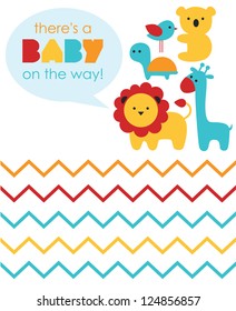 baby shower design. vector illustration