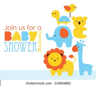 baby shower design. vector illustration