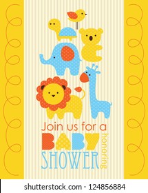 baby shower design. vector illustration