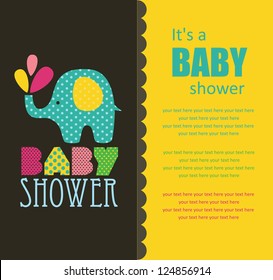 baby shower design. vector illustration