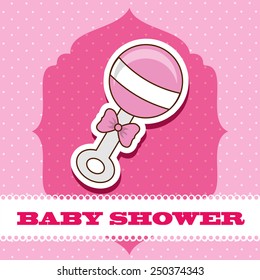 baby shower design, vector illustration eps10 graphic 
