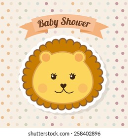 baby shower design, vector illustration eps10 graphic 