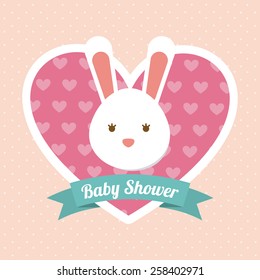 baby shower design, vector illustration eps10 graphic 