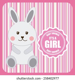 baby shower design, vector illustration eps10 graphic 