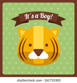 baby shower design, vector illustration eps10 graphic 