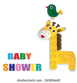baby shower design. vector illustration