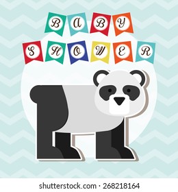 baby shower design, vector illustration eps10 graphic 