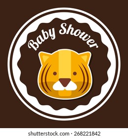 baby shower design, vector illustration eps10 graphic 
