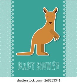 baby shower design, vector illustration eps10 graphic 