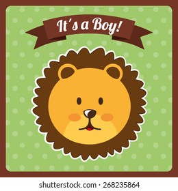 baby shower design, vector illustration eps10 graphic 