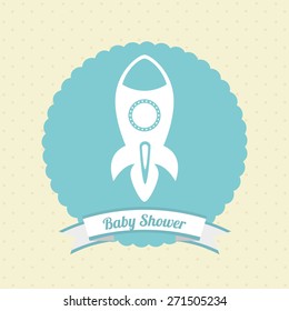 baby shower design, vector illustration eps10 graphic 
