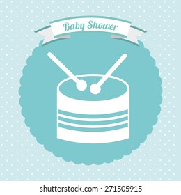 baby shower design, vector illustration eps10 graphic 