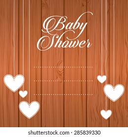 baby shower design, vector illustration eps10 graphic 