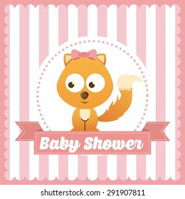 baby shower design, vector illustration eps10 graphic 