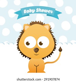 baby shower design, vector illustration eps10 graphic 