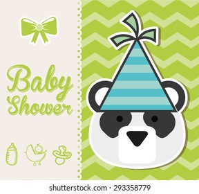 baby shower design, vector illustration eps10 graphic 