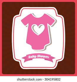 baby shower design, vector illustration eps10 graphic 