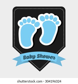 baby shower design, vector illustration eps10 graphic 