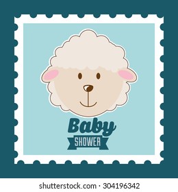 baby shower design, vector illustration eps10 graphic 