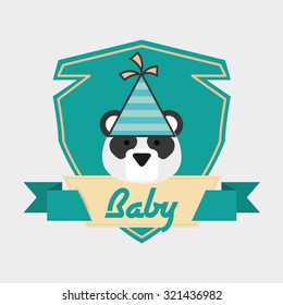 baby shower design, vector illustration eps10 graphic 