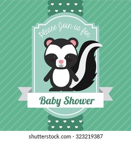 baby shower design, vector illustration eps10 graphic 