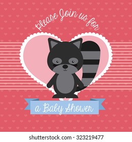 baby shower design, vector illustration eps10 graphic 