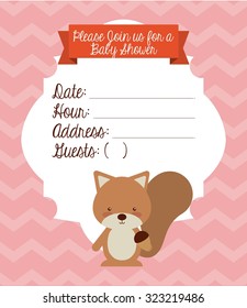 baby shower design, vector illustration eps10 graphic 