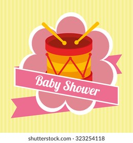 baby shower design, vector illustration eps10 graphic 