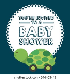 baby shower design, vector illustration eps10 graphic 