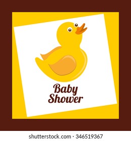 baby shower design, vector illustration eps10 graphic 