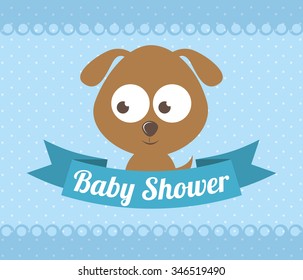 baby shower design, vector illustration eps10 graphic 