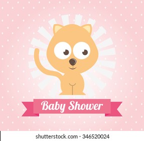 baby shower design, vector illustration eps10 graphic 