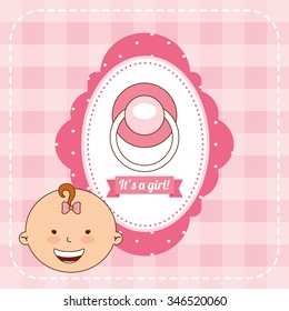 baby shower design, vector illustration eps10 graphic 