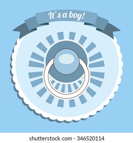 baby shower design, vector illustration eps10 graphic 
