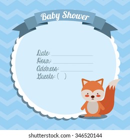 baby shower design, vector illustration eps10 graphic 