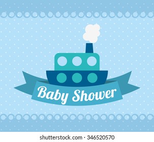 baby shower design, vector illustration eps10 graphic 