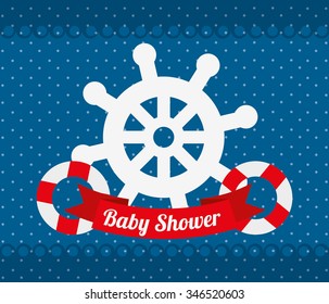 baby shower design, vector illustration eps10 graphic 