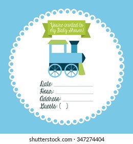 baby shower design, vector illustration eps10 graphic 