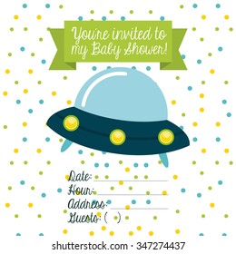baby shower design, vector illustration eps10 graphic 