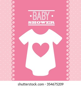 baby shower design, vector illustration eps10 graphic 