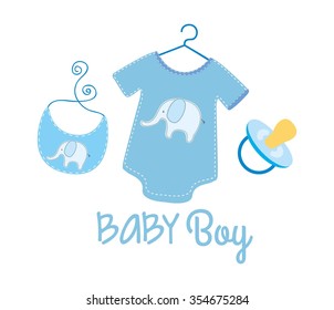 baby shower design, vector illustration eps10 graphic 