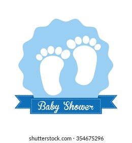 baby shower design, vector illustration eps10 graphic 