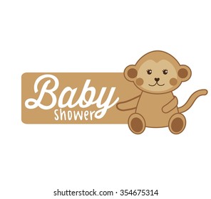 baby shower design, vector illustration eps10 graphic 